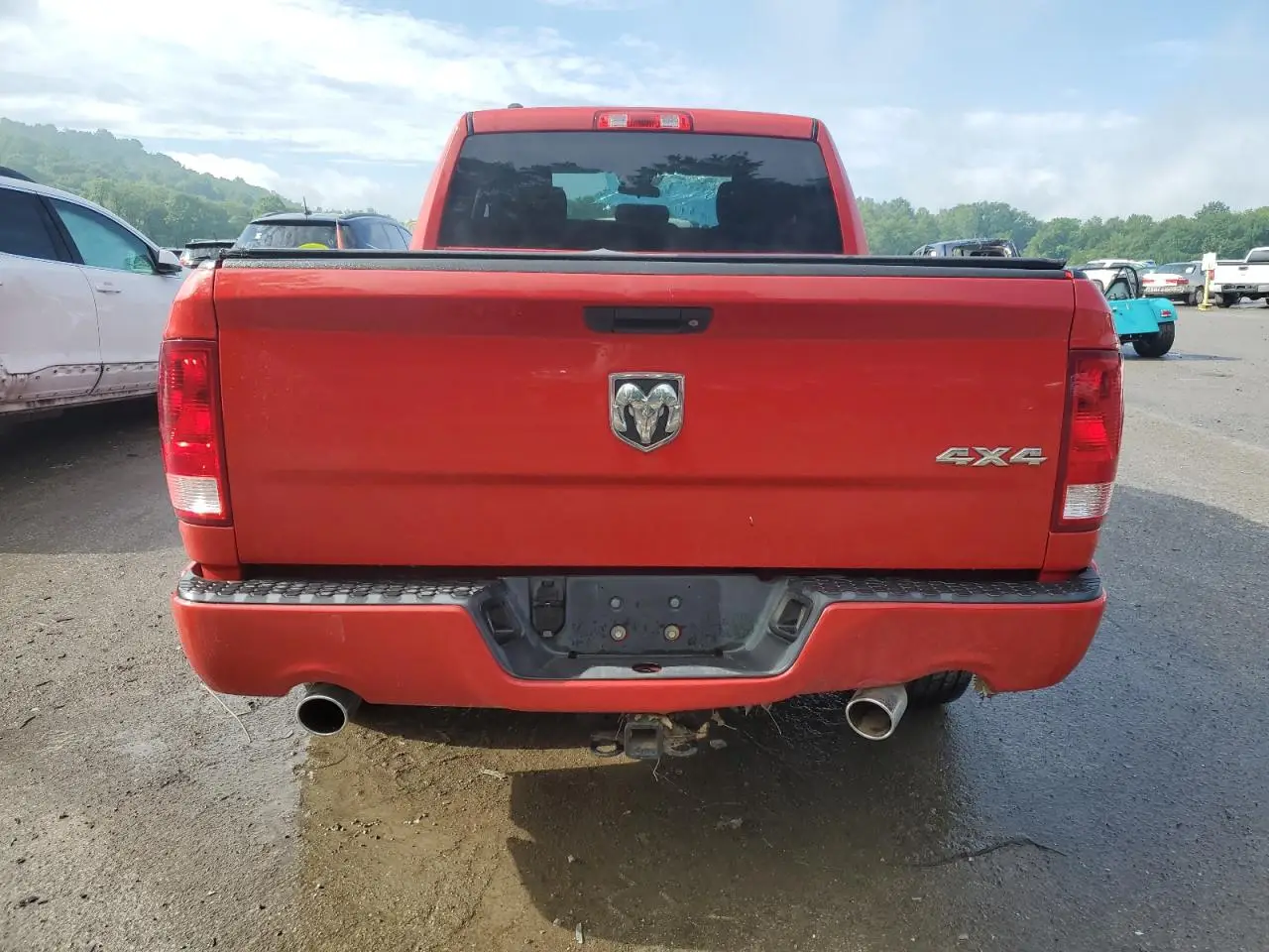 1C6RR7FT2GS204215 RAM 1500 2016 RED Photo 9